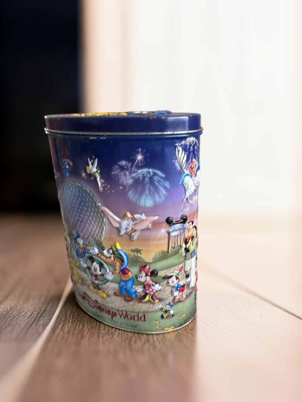 Vintage Walt Disney World Collectible Tin Canister